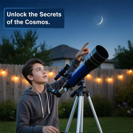 Telescope with 200X Magnification and Easy Setup