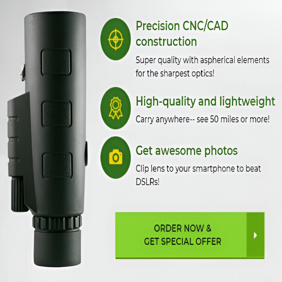 Telescope with Tripod and Smartphone Holder