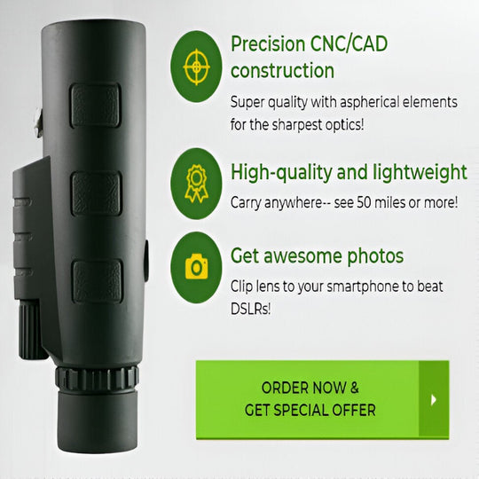 Telescope with Tripod and Smartphone Holder