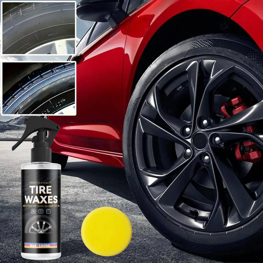 Tire Shine Spray with High Gloss Finish and UV Protection