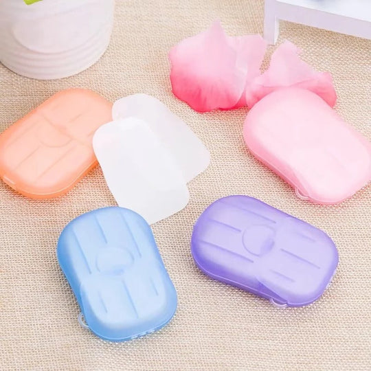 Travel Soap Sheets with Portable Design and Easy Dispensing