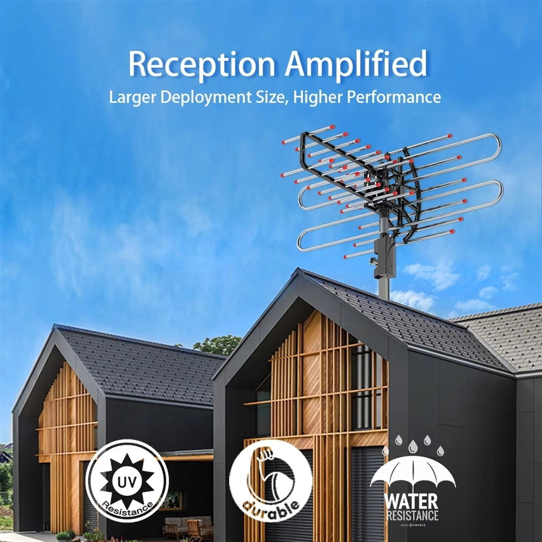 TV Antenna with Dual Frequency and Remote Control