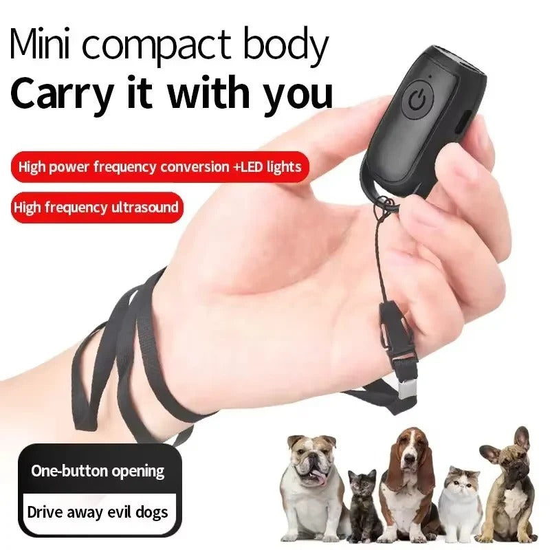 Ultrasonic Skin Care Device with LED Light and Handheld Design