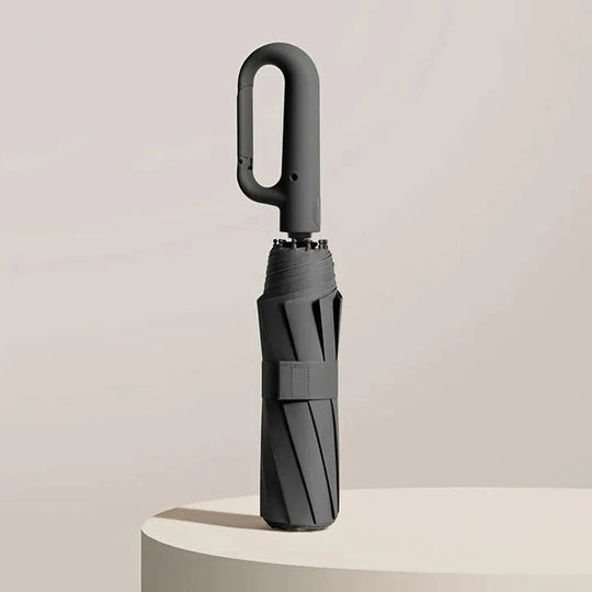 Umbrella with Automatic Folding and Heavy-Duty Design