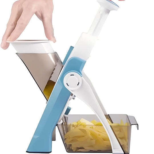 Vegetable Slicer with 5 Blades and Storage Tray