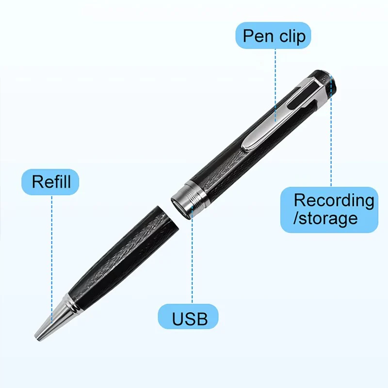 Voice Recorder with Clear WAV Audio and MP3 Playback