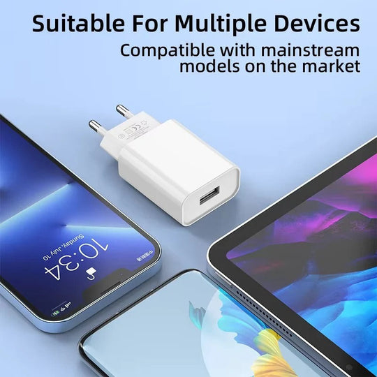 Wall Charger with 10W Output and 5V 2A Power