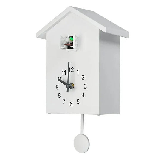 Wall Clock with Bird Design and Adjustable Sound