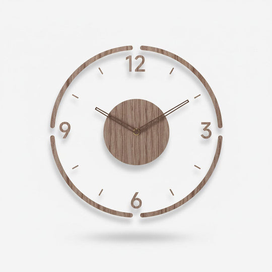 Wall Clock with Minimalist Design and Silent Movement