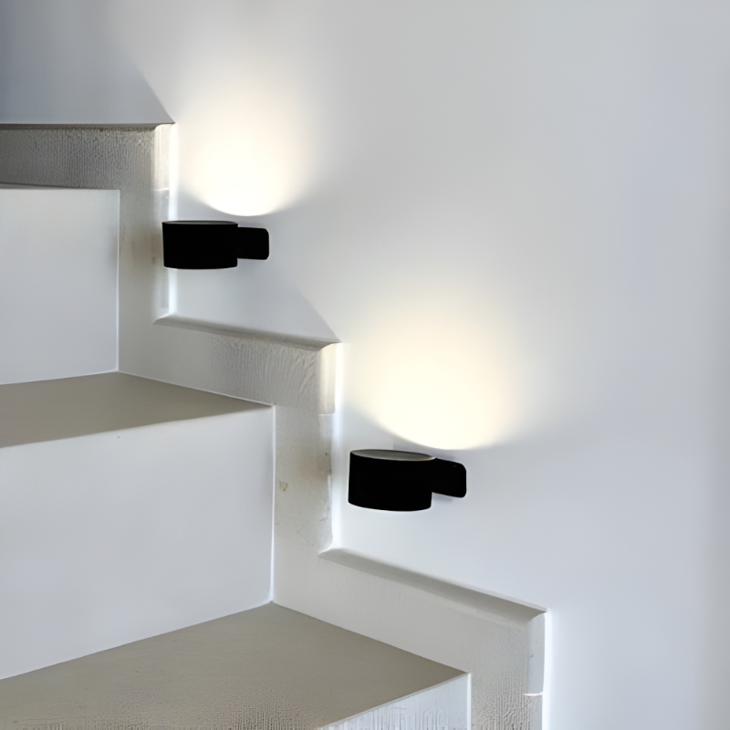 Wall Light with Rechargeable Battery and 360° Rotation