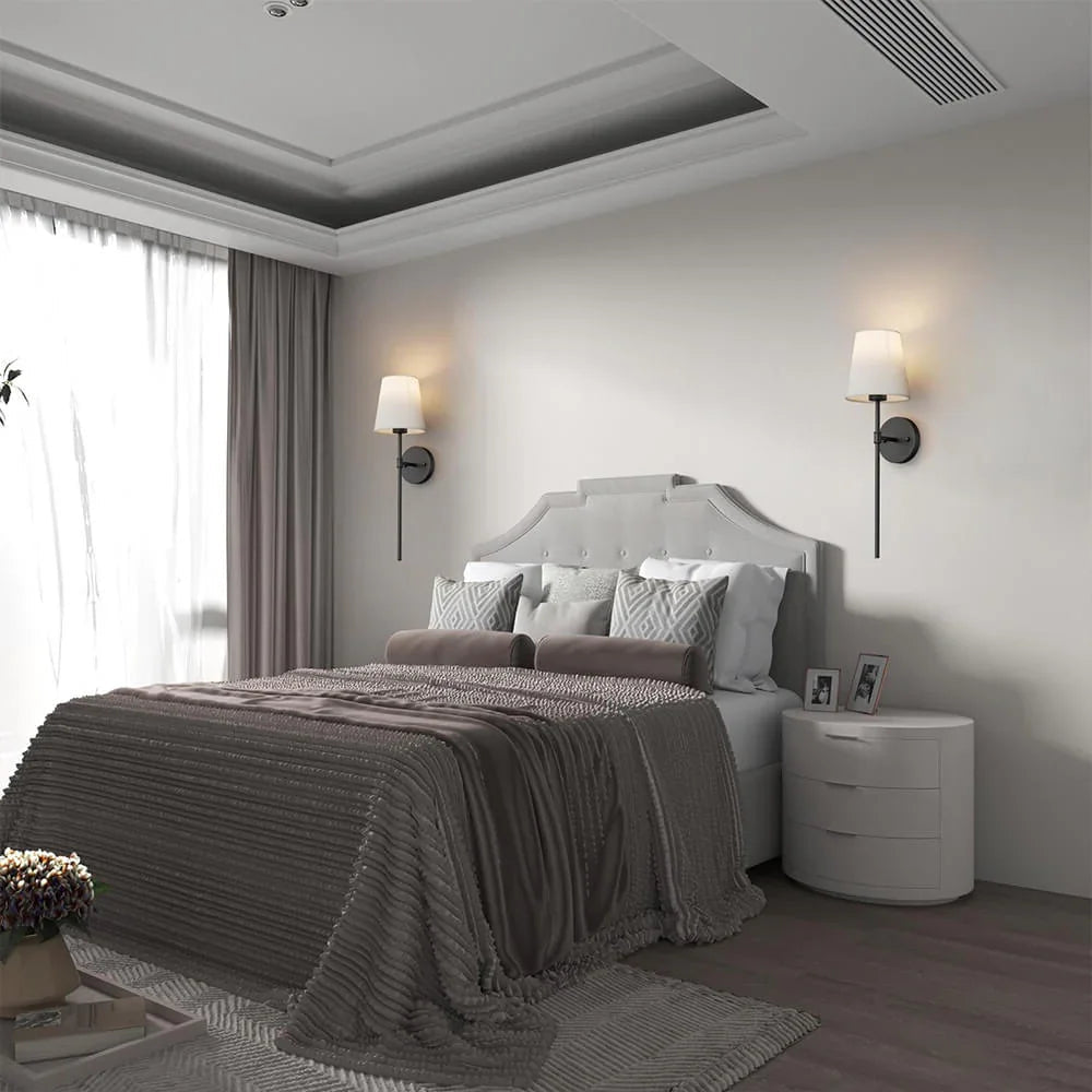 Wall Light with Wireless Design and Vintage Style