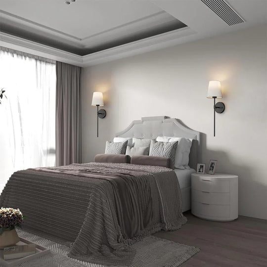 Wall Light with Wireless Design and Vintage Style