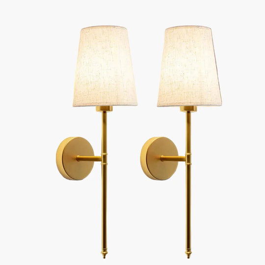 Wall Light with Wireless Design and Vintage Style