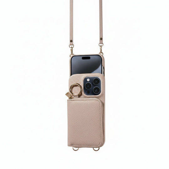 Wallet Case with Card Slots and Zipper Closure