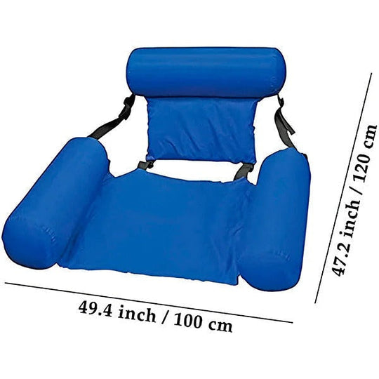 Water Chair with Backrest and Floating Design