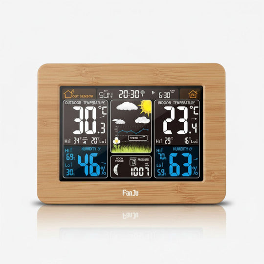Weather Station with Wireless Display and Indoor/Outdoor Sensors