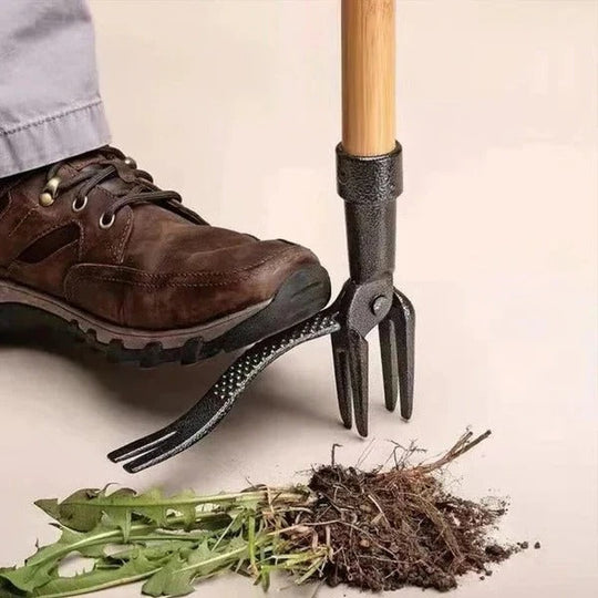 Weed Removal Tool with Durable Stainless Steel Claws