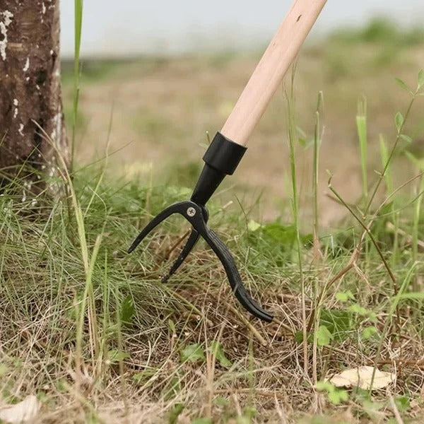Weed Removal Tool with Durable Stainless Steel Claws