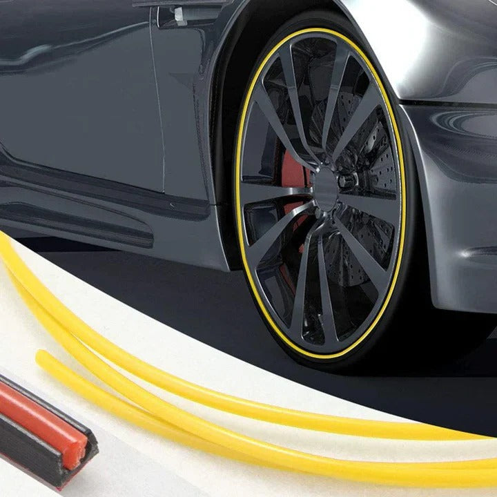 Wheel Rim Protector with Durable Design and Easy Installation