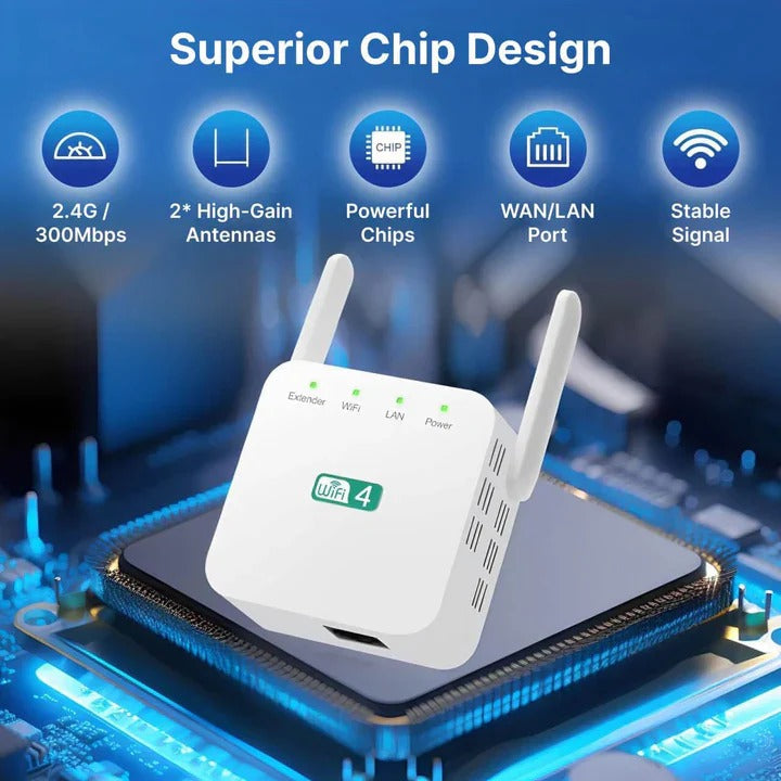 WiFi Booster with Long Range and High Performance