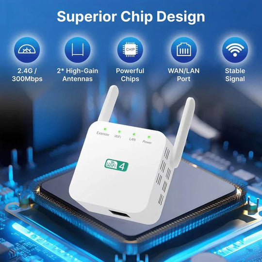 WiFi Booster with Long Range and High Performance