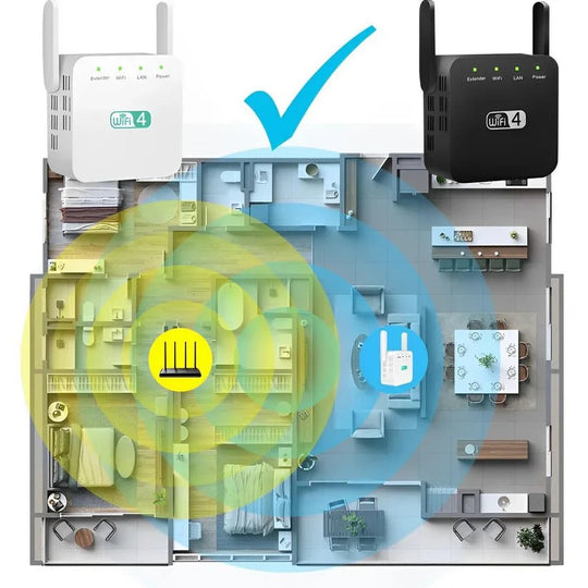 WiFi Booster with Long Range and High Performance