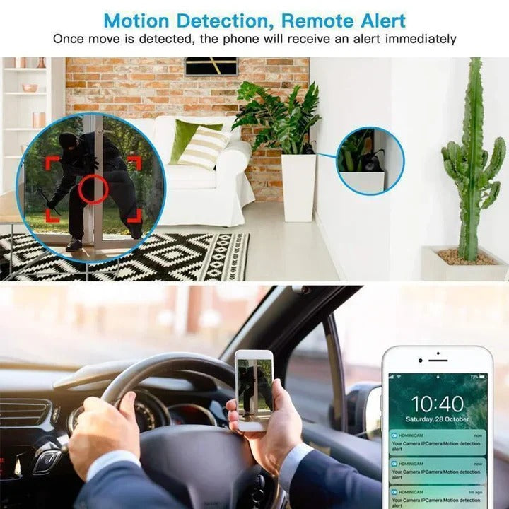 WiFi Camera with 1080p HD Recording and Magnetic Mount