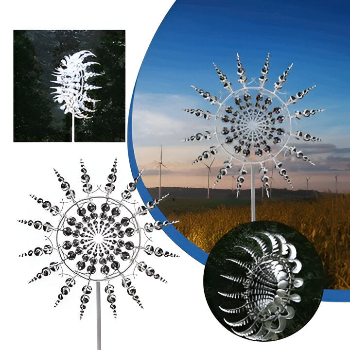 Wind Spinners with Anti-Rust Design and Kinetic Motion