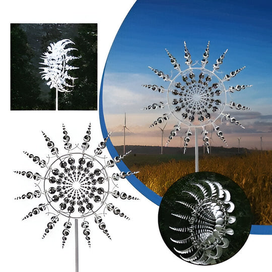 Wind Spinners with Anti-Rust Design and Kinetic Motion