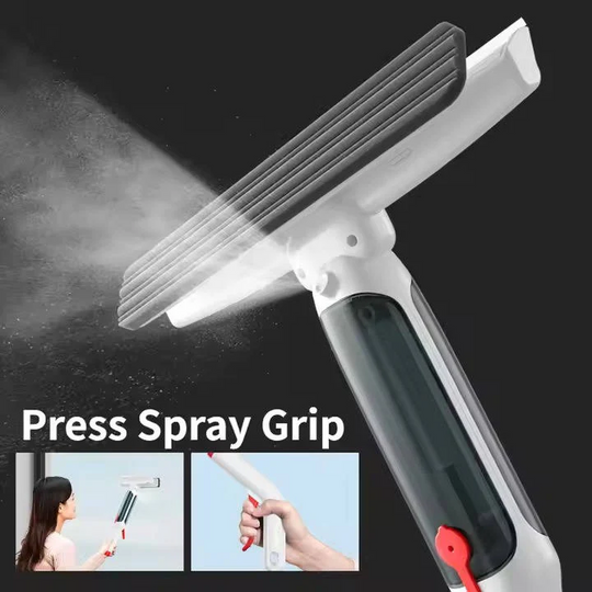 Window Cleaner with Long Handle and Telescopic Reach