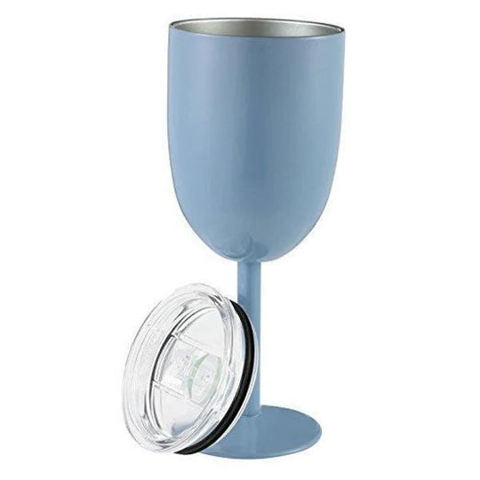 Wine Goblet with Insulated Stainless Steel and Lid