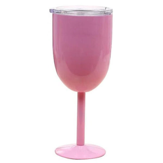 Wine Goblet with Insulated Stainless Steel and Lid