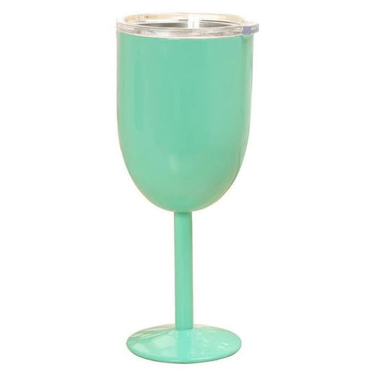 Wine Goblet with Insulated Stainless Steel and Lid