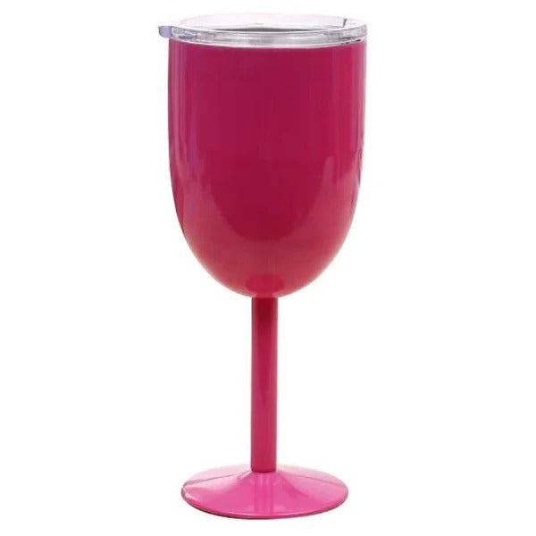 Wine Goblet with Insulated Stainless Steel and Lid
