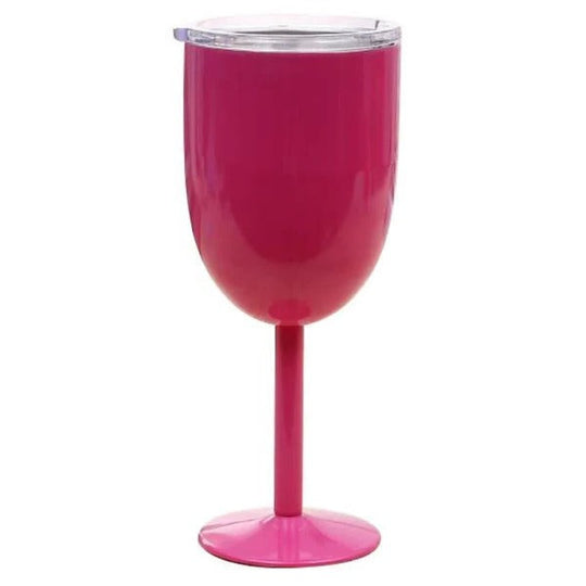 Wine Goblet with Insulated Stainless Steel and Lid